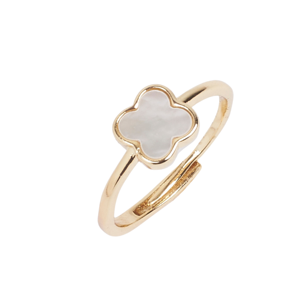 White Clover Gold Ring : RS13548-G