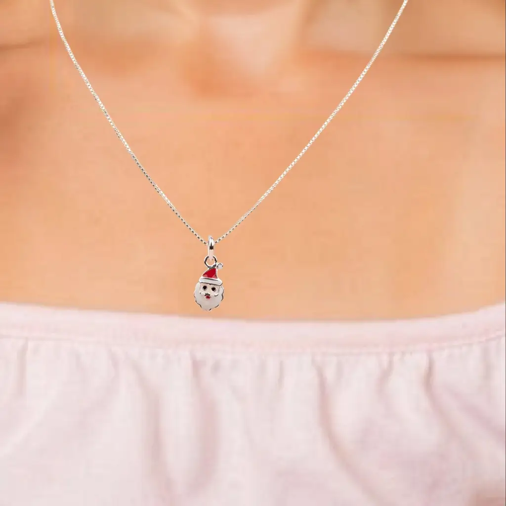 Mini Santa Claus Necklace : KNC013-8