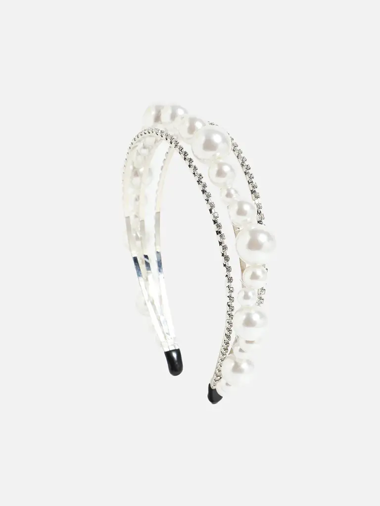 Michael-Silver-Plated Hairband : SOHIBD9227
