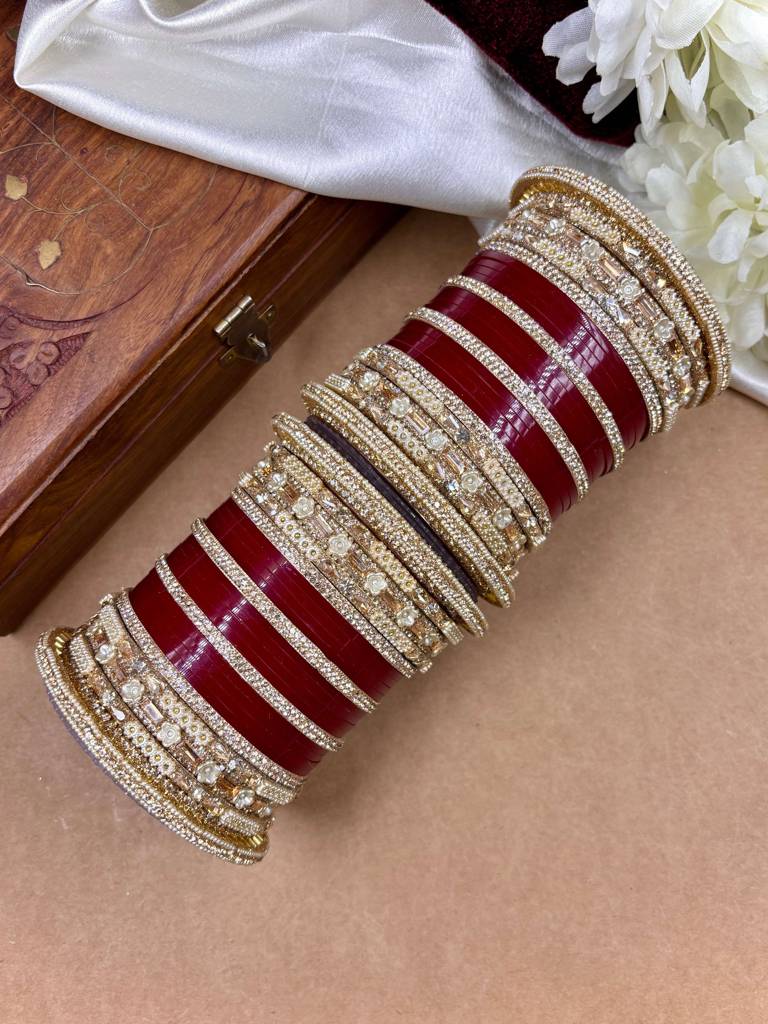 Punjabi Wedding Chuda Set : HB-83-24