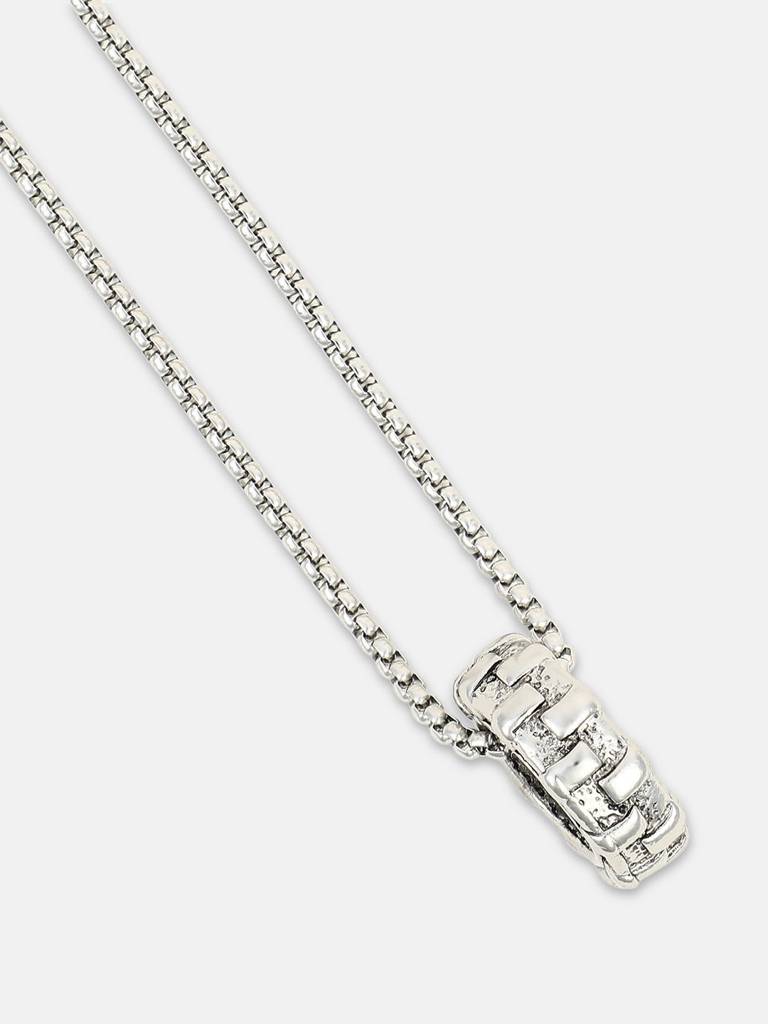 Men'S The Tire Pendant Necklace - Metallic Silver : FAPD1165