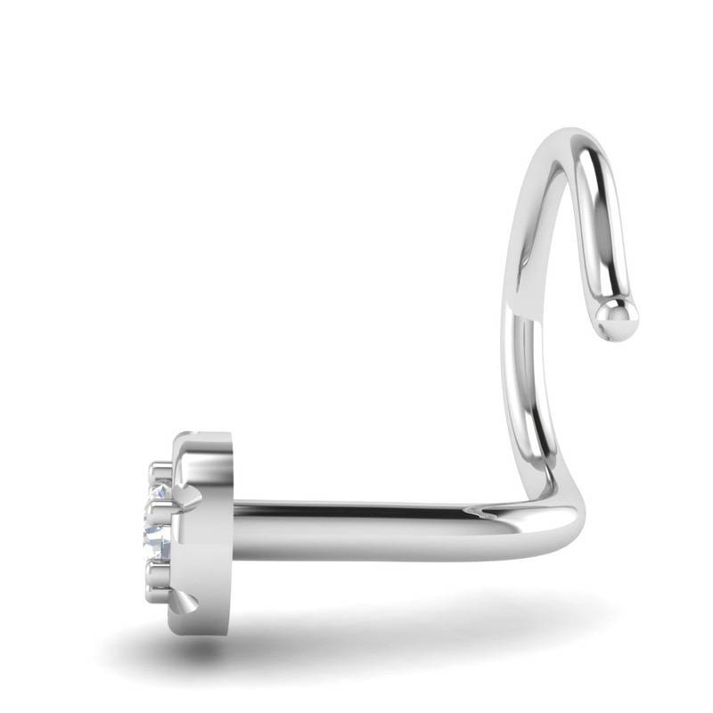 Avsar 9K Bis Hallmarked | Nosepin For Women/Girls |  Avno034 : AVNO034WC