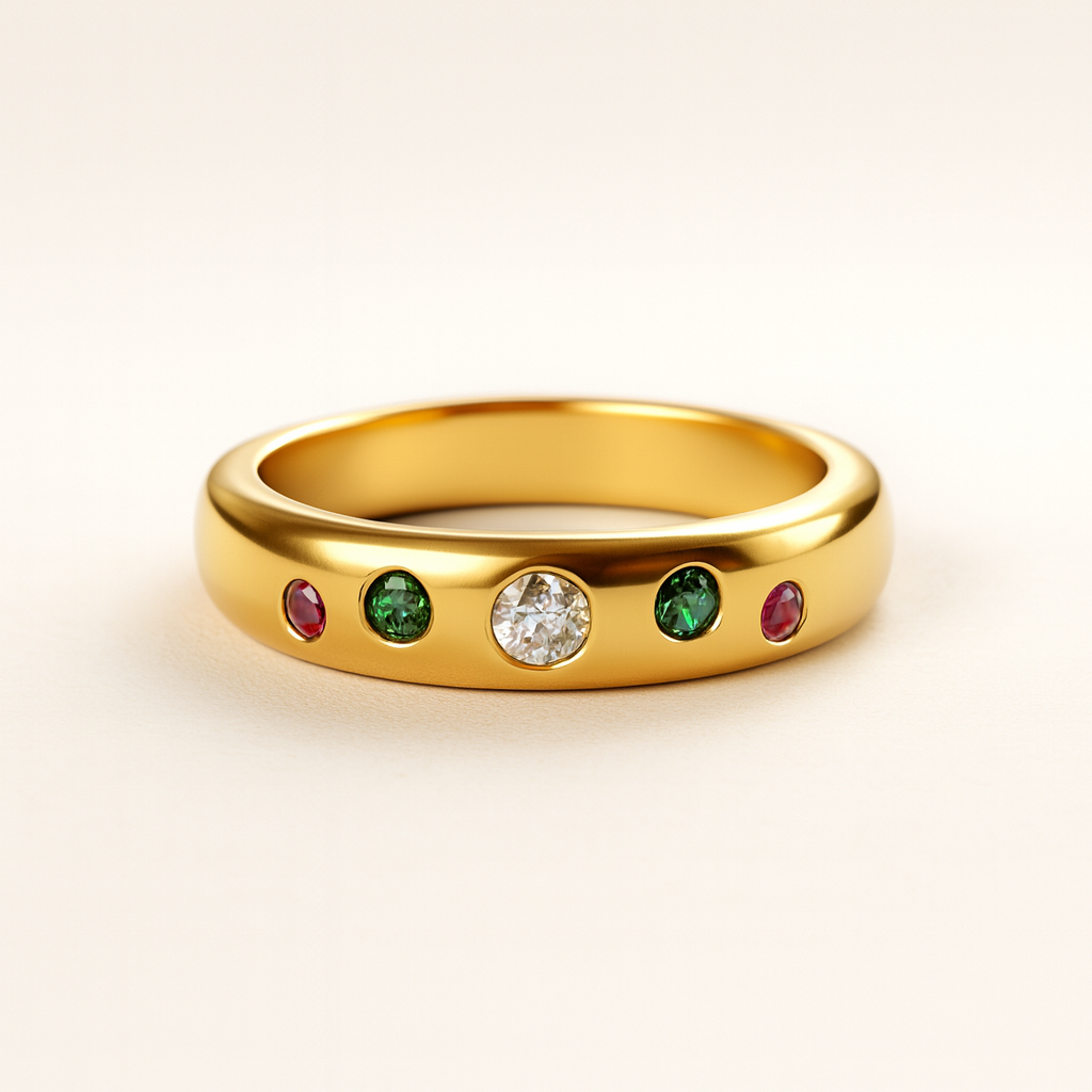 Multi Gem Ring : RIN_MULTIGE_SS5SS_5131