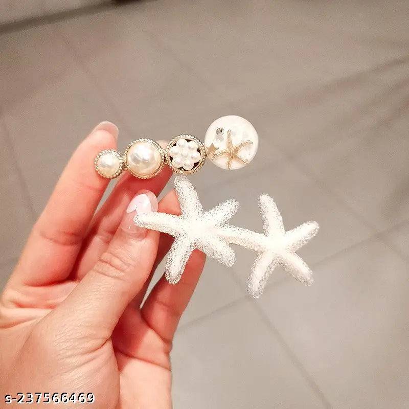 Set Of 5 Beach Hair Pins : HX-HP-C5-0039-G