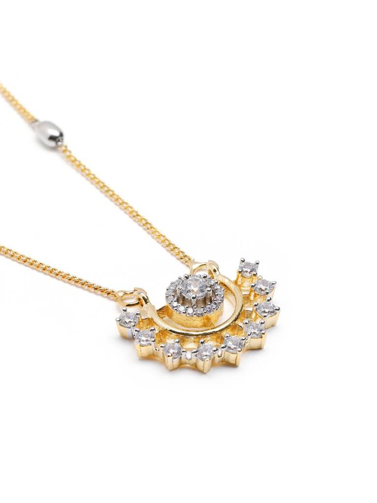 Taesha American Diamond Pendant Set : YI24A0784N