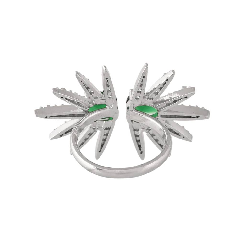 Fireworks Emerald Spark Ring : 8905124548303