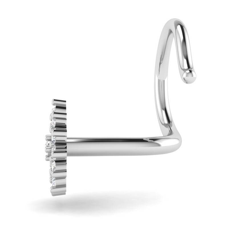 Avsar 9K Bis Hallmarked | Nosepin For Women/Girls |  Avno036 : AVNO036WC