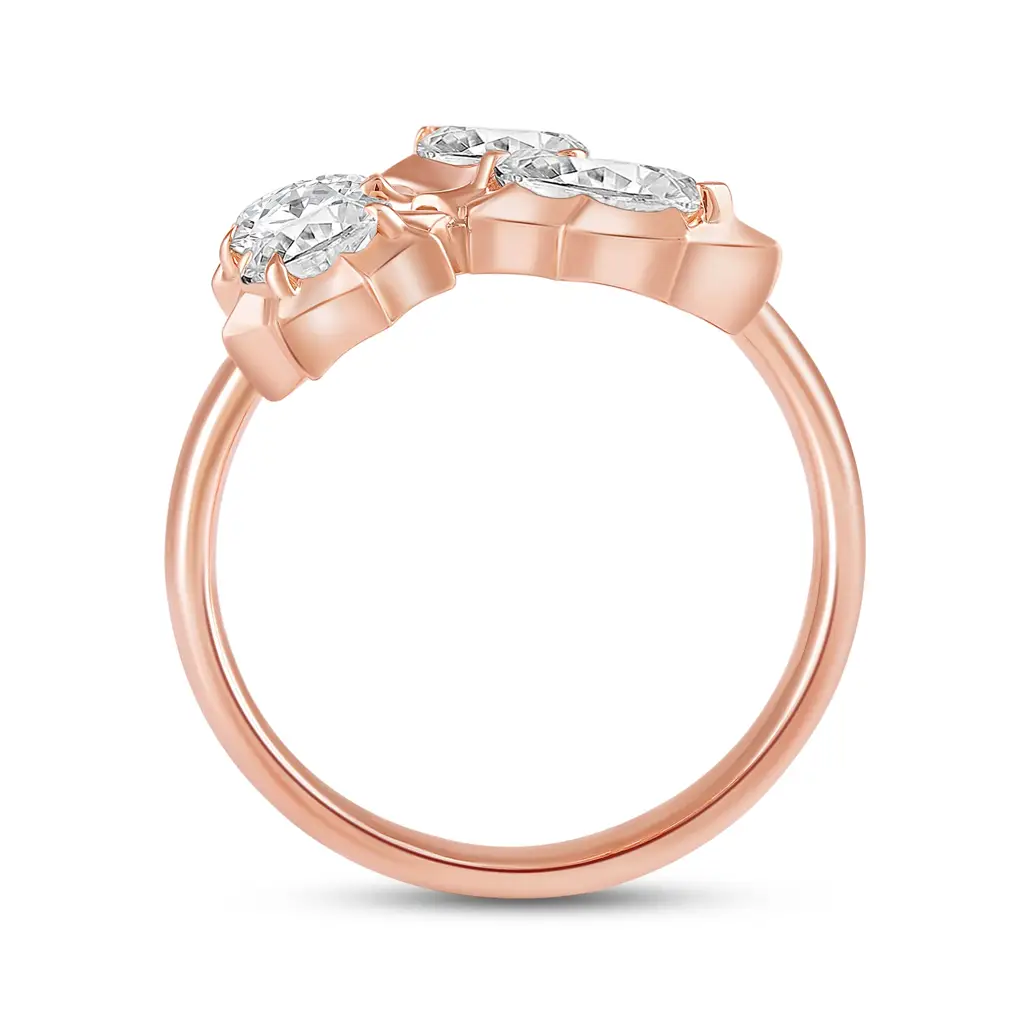 Isera Lab Grown Diamond Cocktail Ring : LGDRG59CC_14K_PG