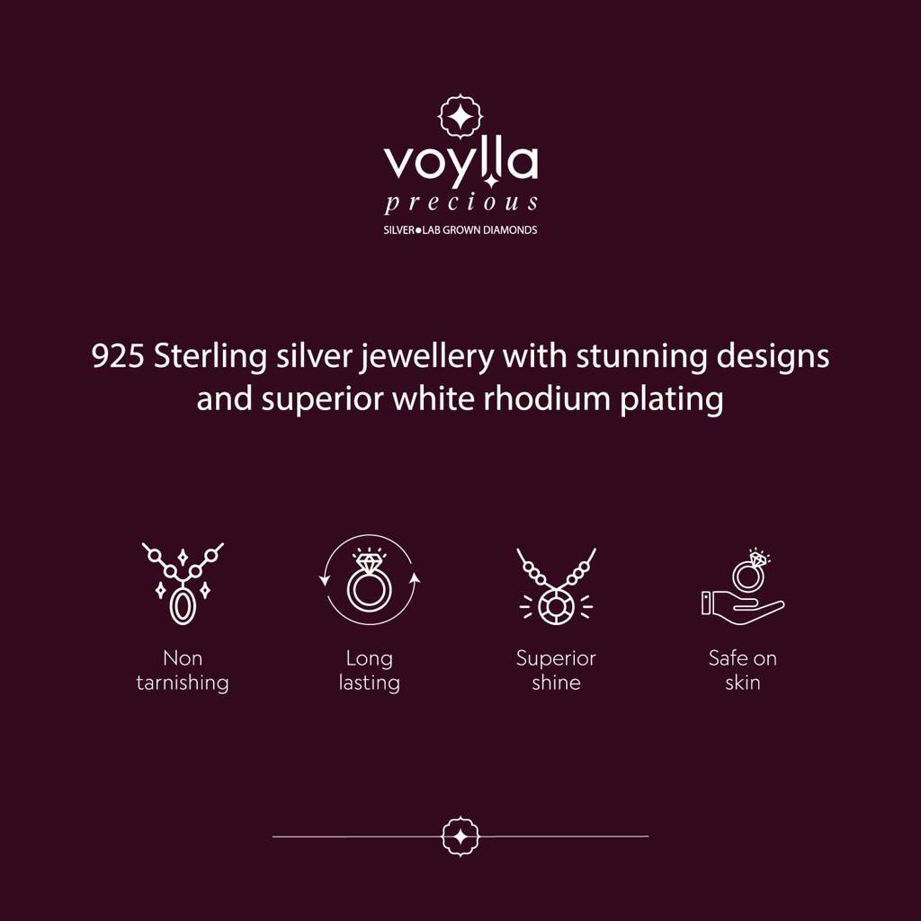 925 Sterling Silver Precious Cool Bhai Thread Rakhi With Cz Accent : 8905124508970
