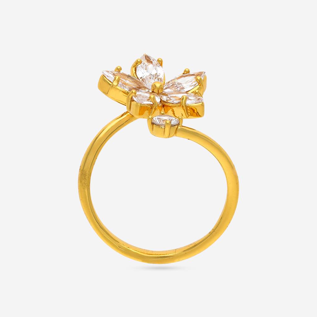 Plated Casual Wear Trendy Zircon Finger Ring - 464154 : 464154