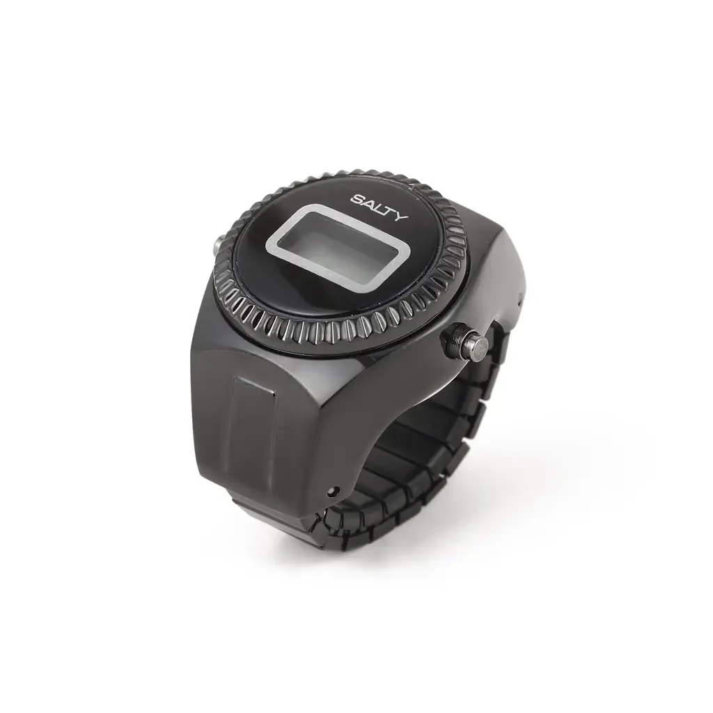 Timeloop Watch Ring For Men - Black : WTR-S-0045-BK-ALPHA-1