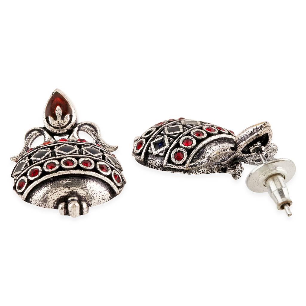 Arabian Nights Antique Silver Round Brass Jewellery Set. : 8905124424409