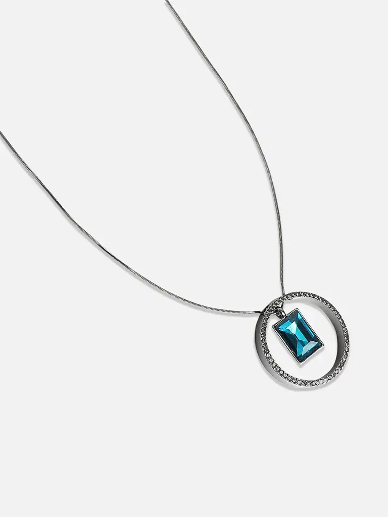 Alakananda-Women'S Gemstone Gaze Pendant Necklace : SOHINC8751