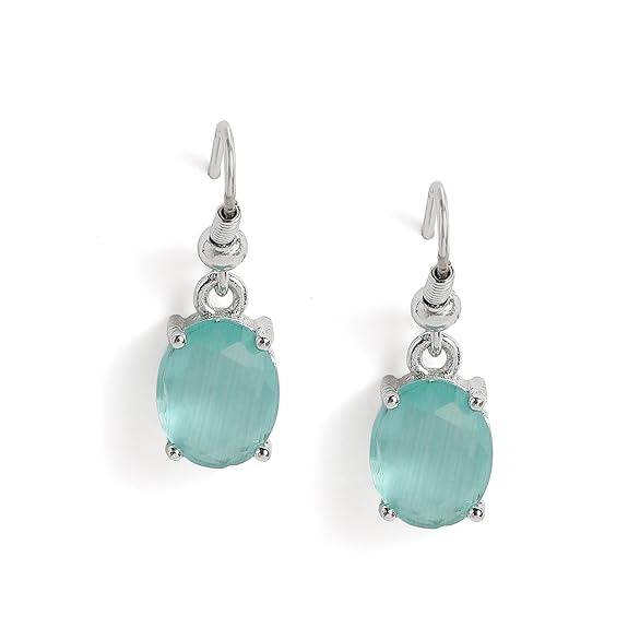 Sleek Ad Oval Pendant Set In Rhodium– Office & Daily Wear : AD-859-IRMGPDER
