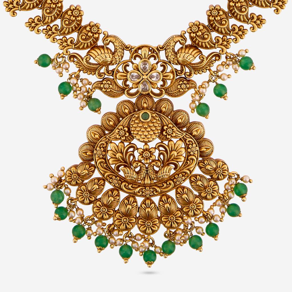 Green Gold - Plated Bridesmaid Antique Necklace - 463519 : 463519