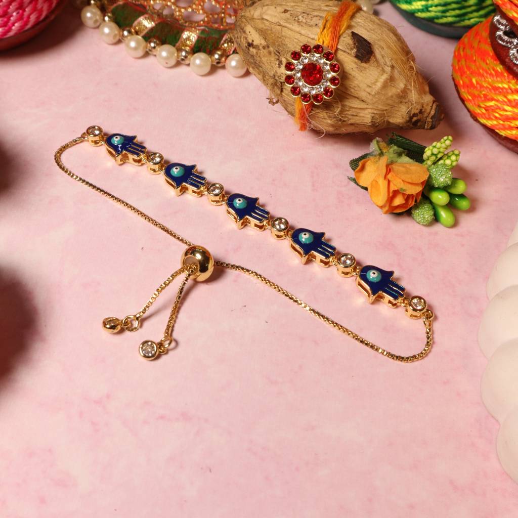 Turkish Evil Eye Rakhi For Sister : BS11679