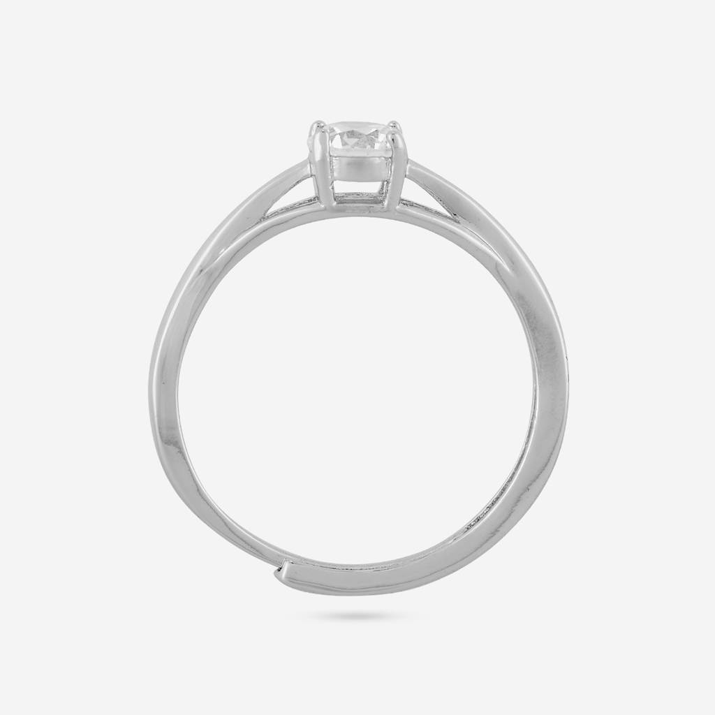 Plated Casual Wear Trendy Zircon Finger Ring - 467153 : 467154