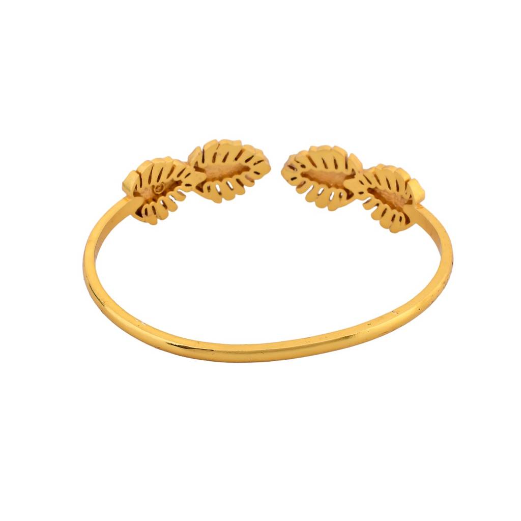 Hawaii Monstera Front Open Cuff : 8905124521276