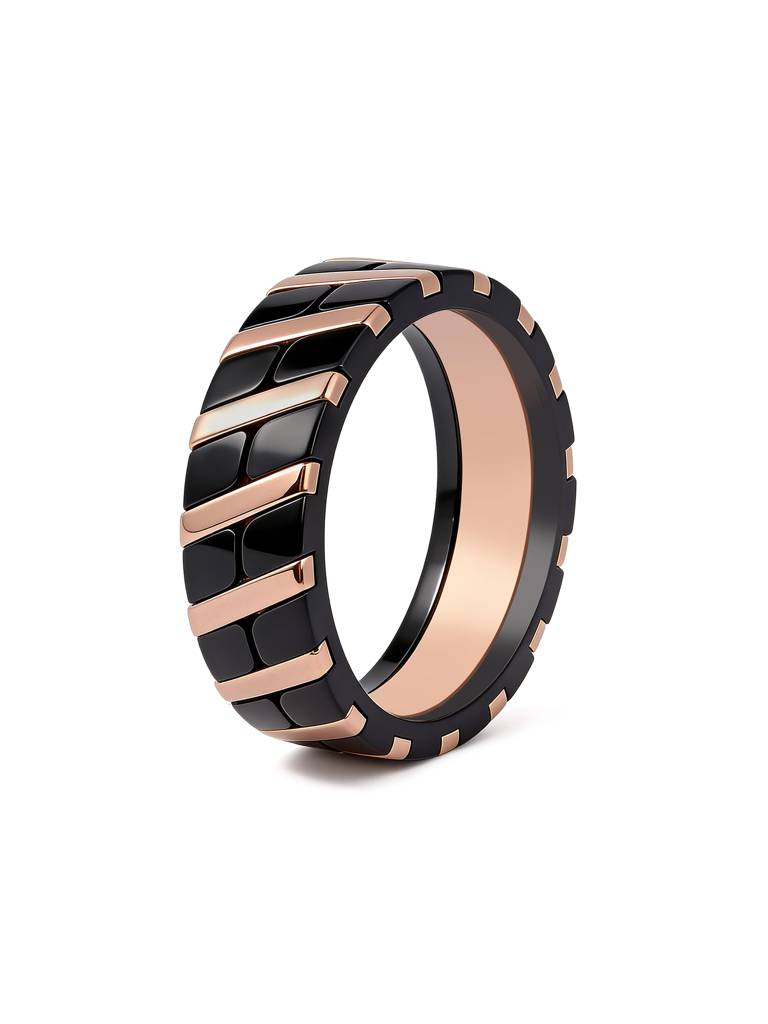 Touch925 Pure 925 Silver Men'S Stealth Gear Ring : CMGR366