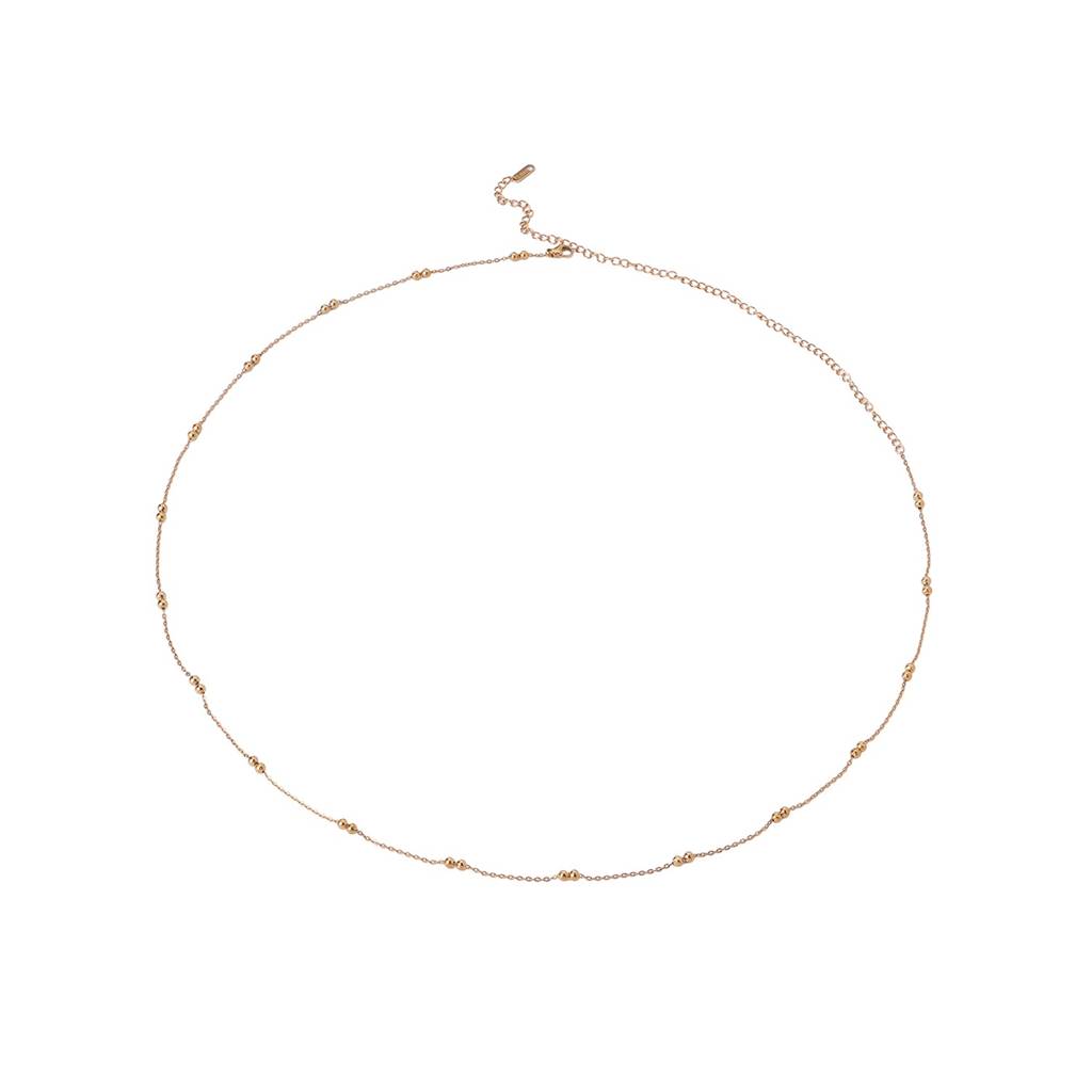 Dual Bead Linked Waist Chain For Women - Waterproof & Anti-Tarnish : W0017