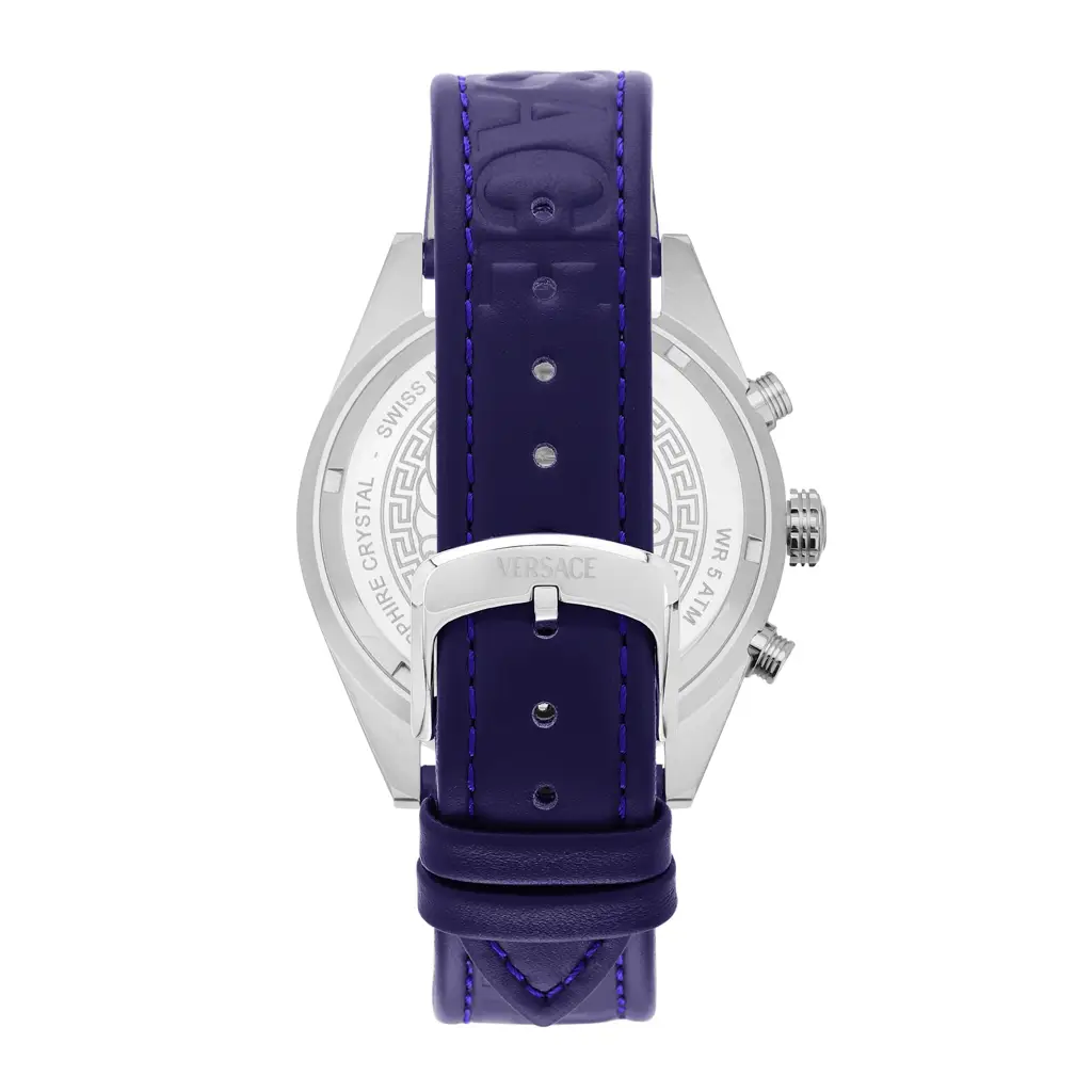 Versace Luxury 3 Hands 42 Mm Black Dial Men Analog Watch Vekka0125