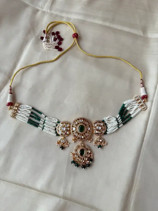 Aavya Pearl Choker Set : NKB2-G