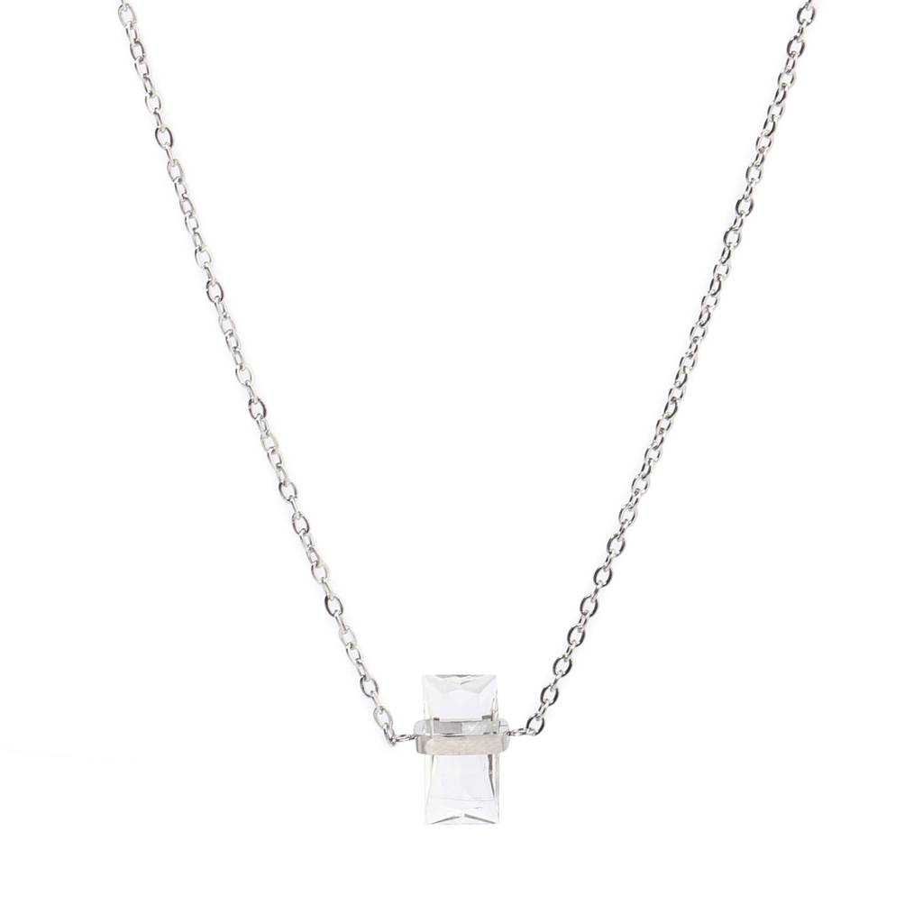 Ivory Ice Necklace - Silver : NS13028B