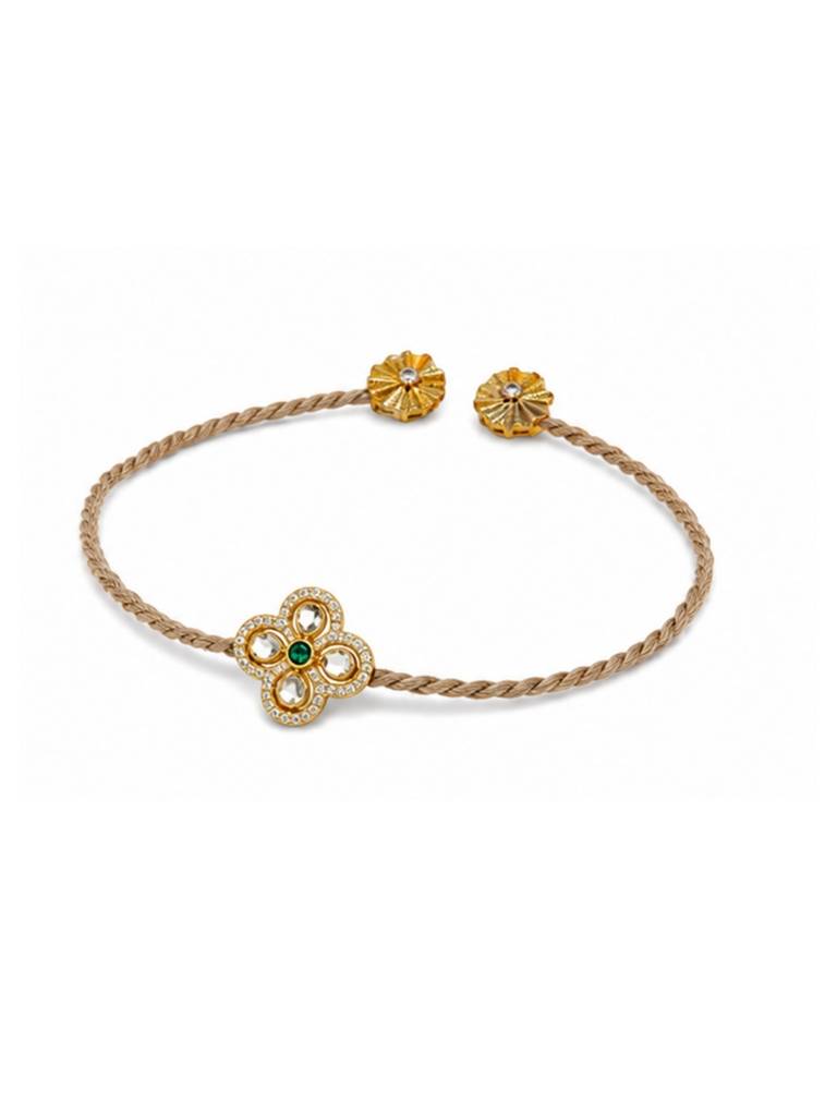 Royal Clover Kundan Rakhi : YI24A1009A