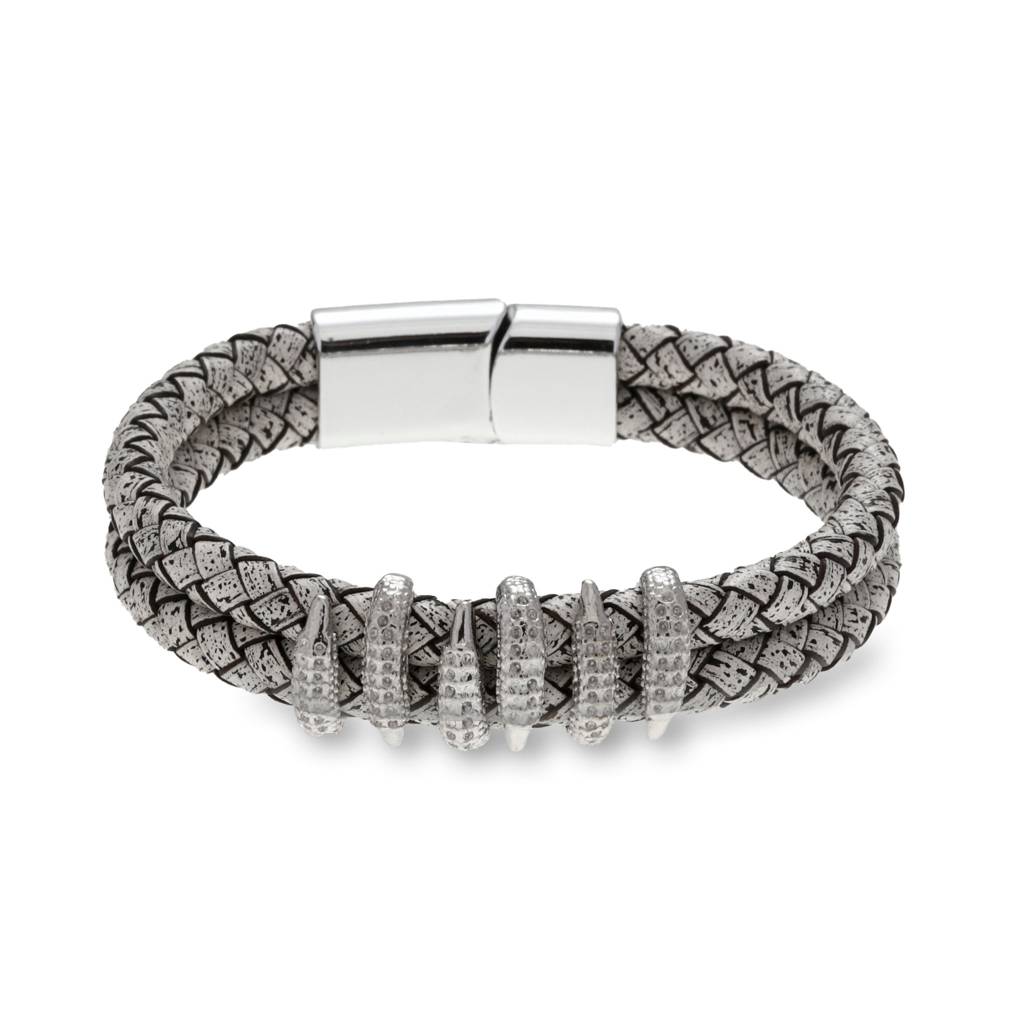 Animal Print Clawed Bracelet : MB1S1010-S-GY
