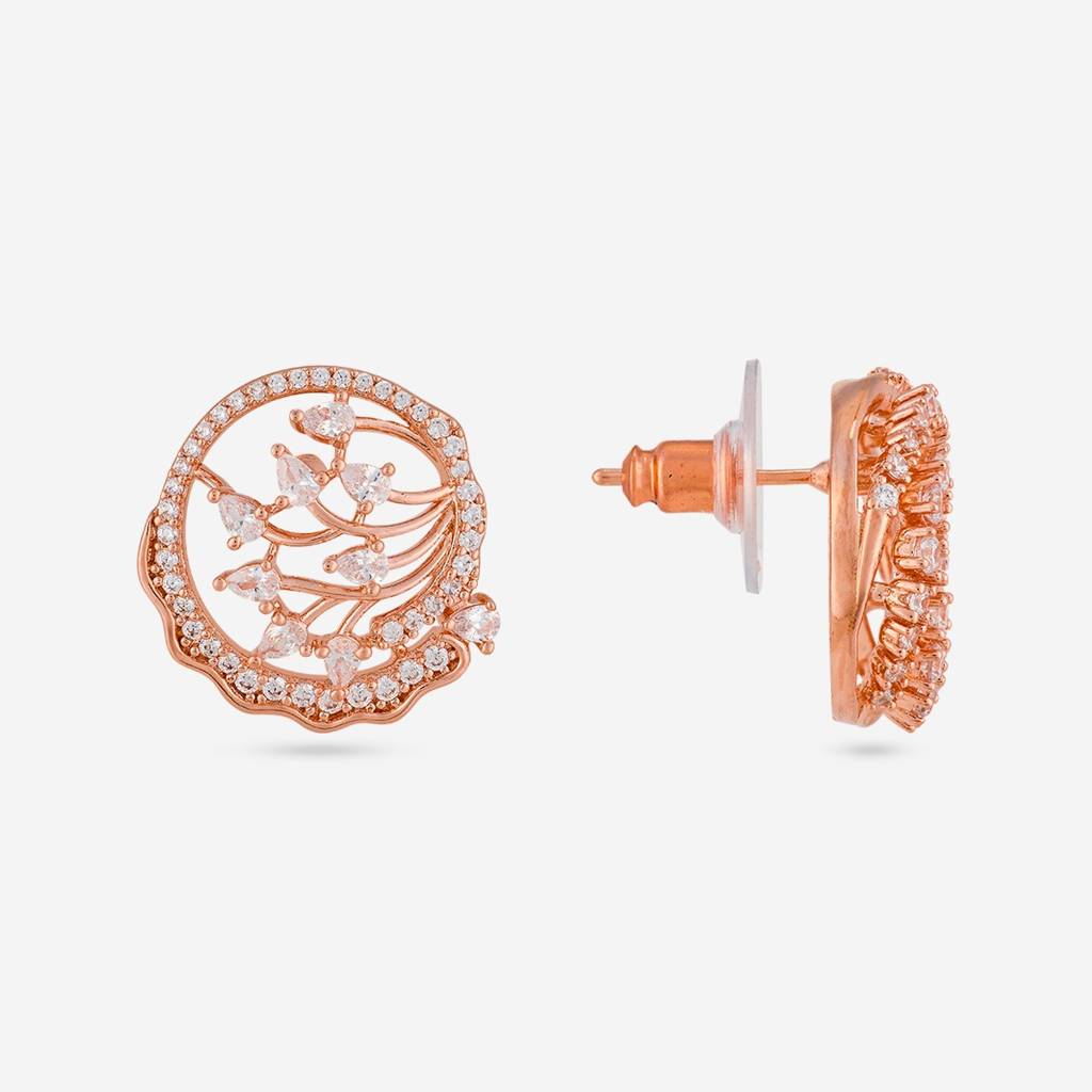 Gold Plated-Party Wear Zircon Pendant Set - 462502 : 462503