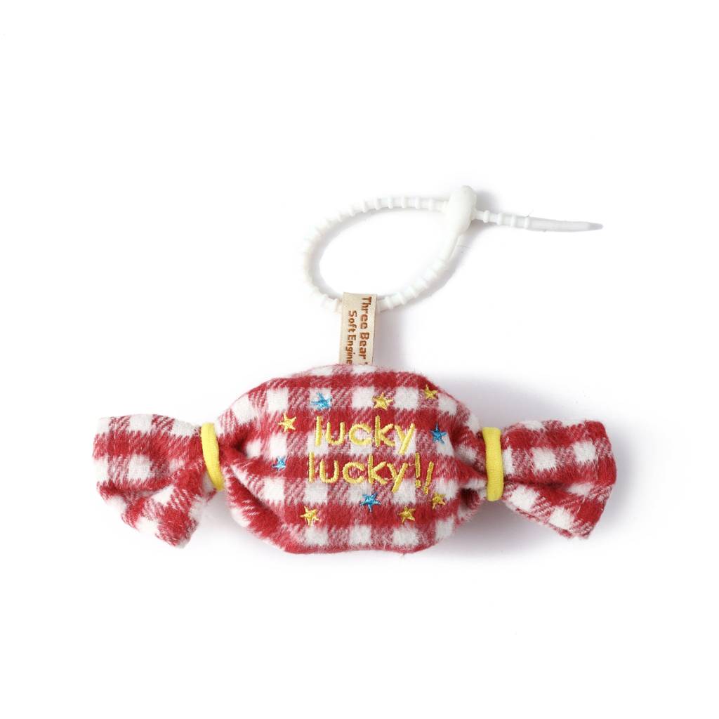 Sweet Mini Candy Bag Charm : C-BG-0090-RD-WH