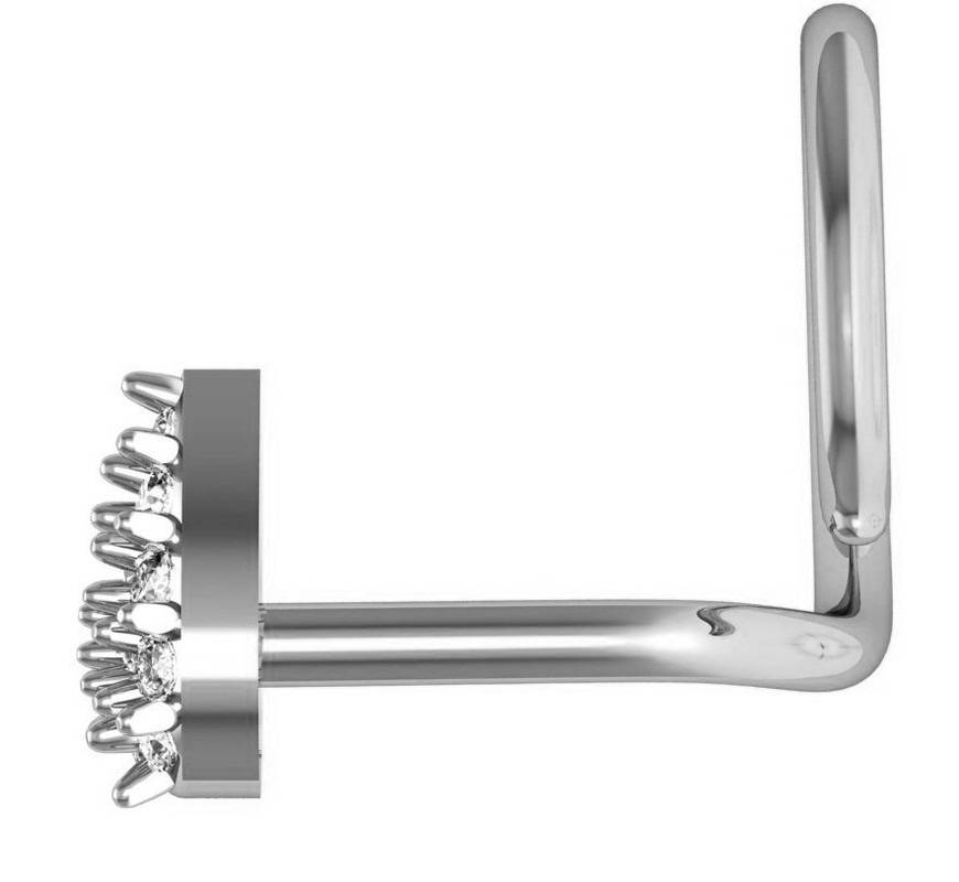 Avsar 9K Bis Hallmarked | Nosepin For Women/Girls |  Avno017 : AVNO017WC