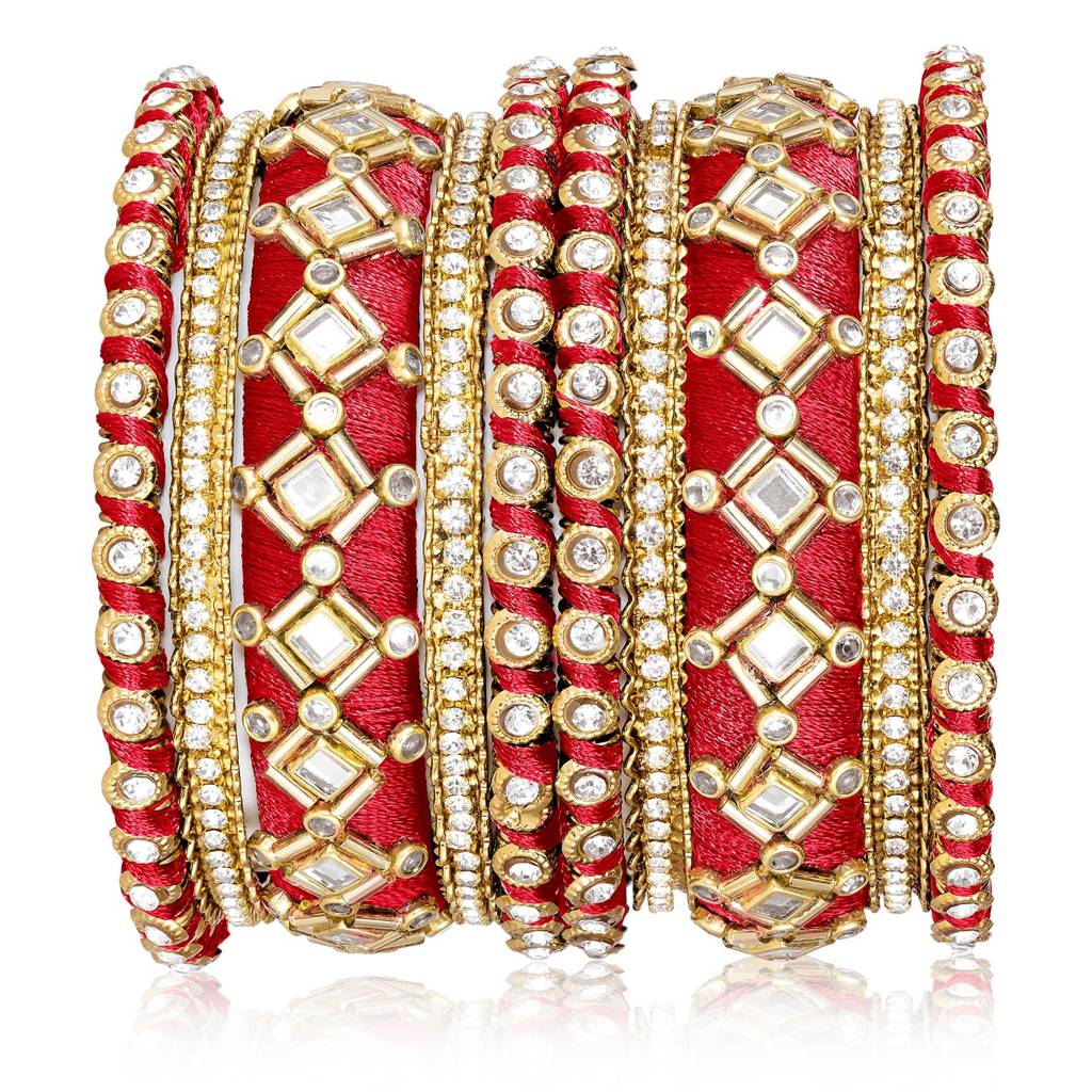 Traditional Chuda Bangle Set For Women : PF51B103RW