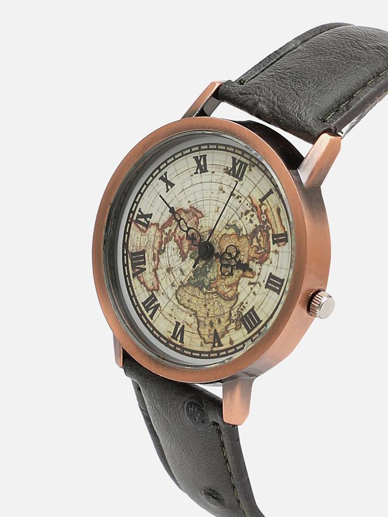 Brown Analogue Watch : HSWC1051