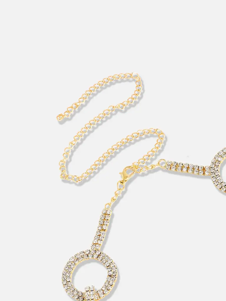 Avayah-Silver Plated Designer Casual Necklace For Women : SOHNCK3429