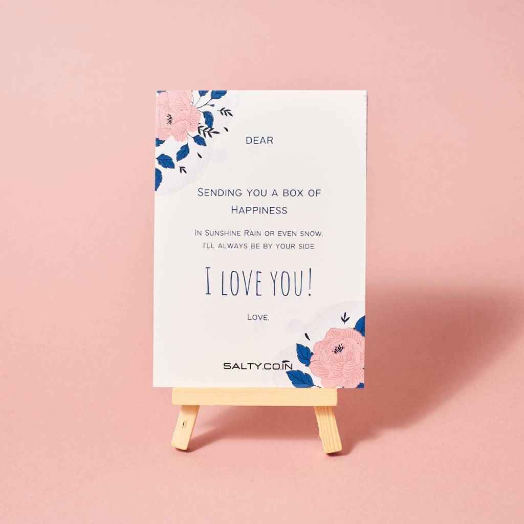 Luxury Jewellery Set Gift Box For Her With Personalised Card Extraordinary (+ Necklace + Hug Ring) : GIFTBOX-3-SIMPLE-NEW-2