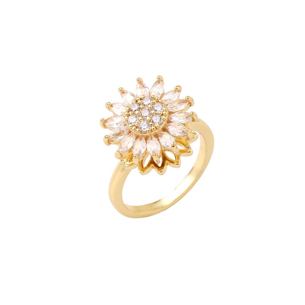 Amaryllis Spinner Floral Ring : RS13808-G