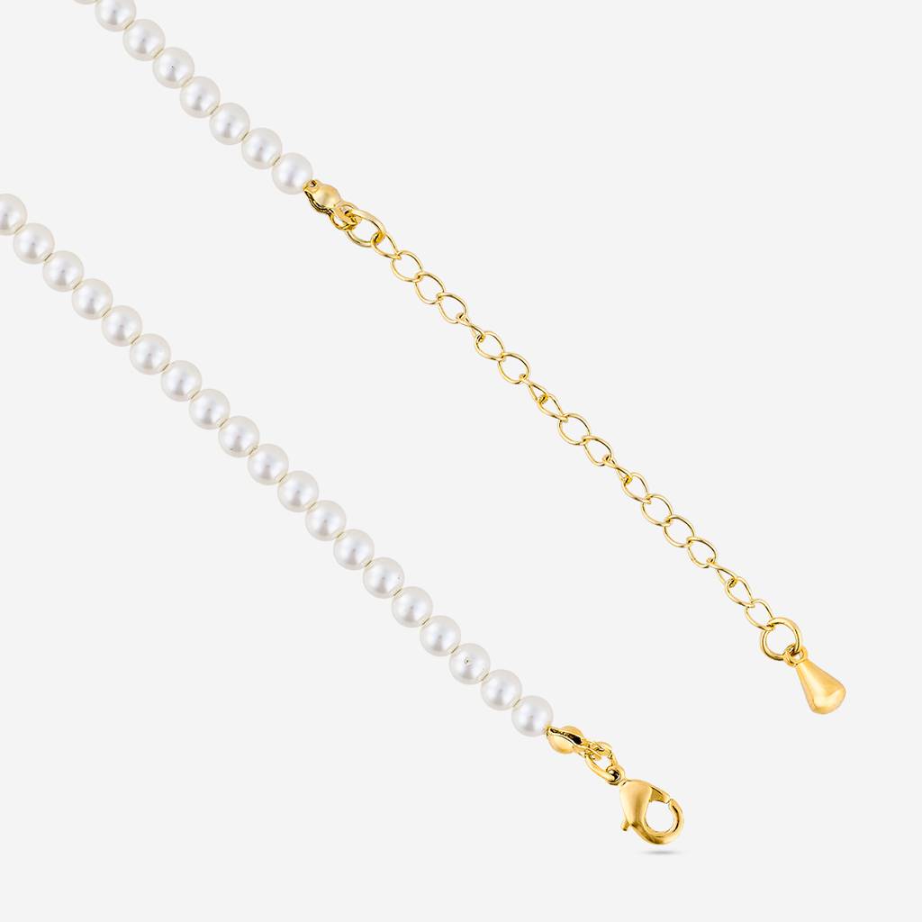 Pearl Gold - Plated Casual Wear Trendy Necklace - 464446 : 464446