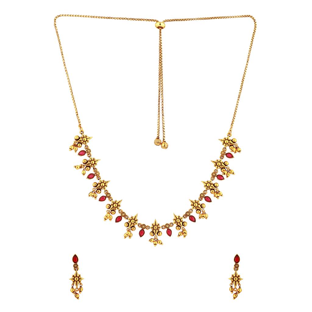 Pillars Of Time Temple Jewelry Necklace Set : 8905124586749
