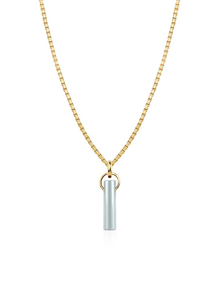Clara Birthstone Necklace (Apr) : ADBSNC104