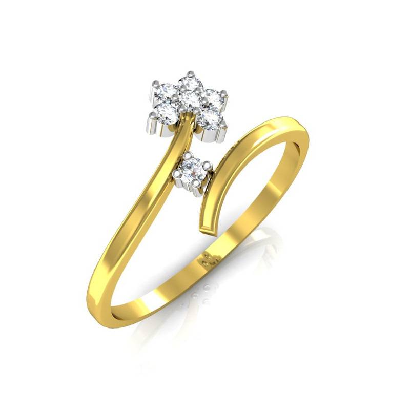 9K Bis Hallmarked Ring For Women/Girls | Bgr004 : BGR004YC_8