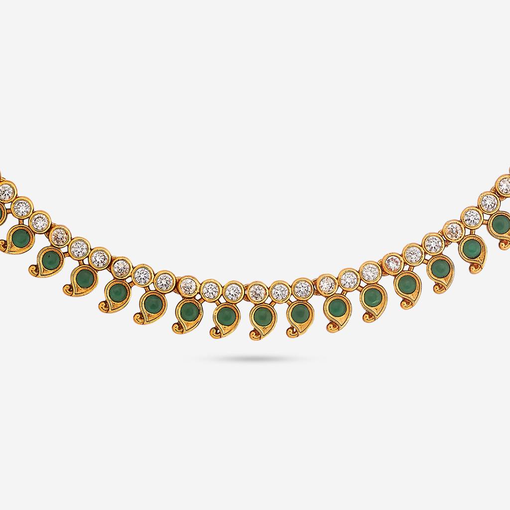 Green Gold - Plated Bridesmaid Antique Necklace - 453931 : 453931
