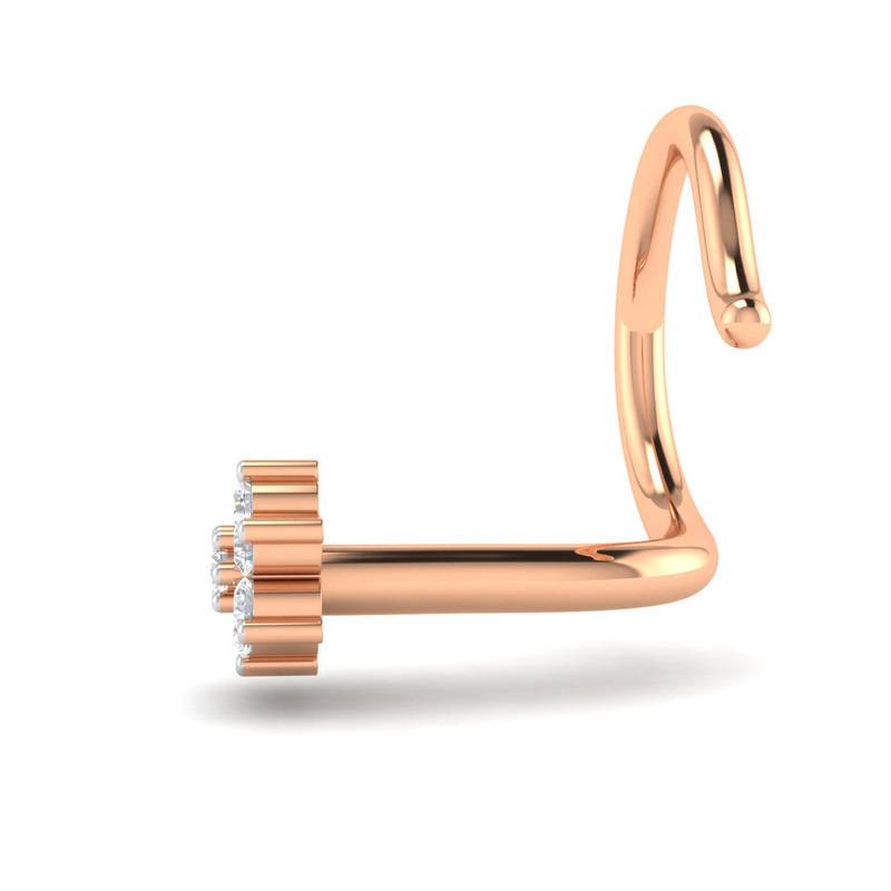 Avsar 9K Bis Hallmarked | Nosepin For Women/Girls |  Avno025 : AVNO025PC