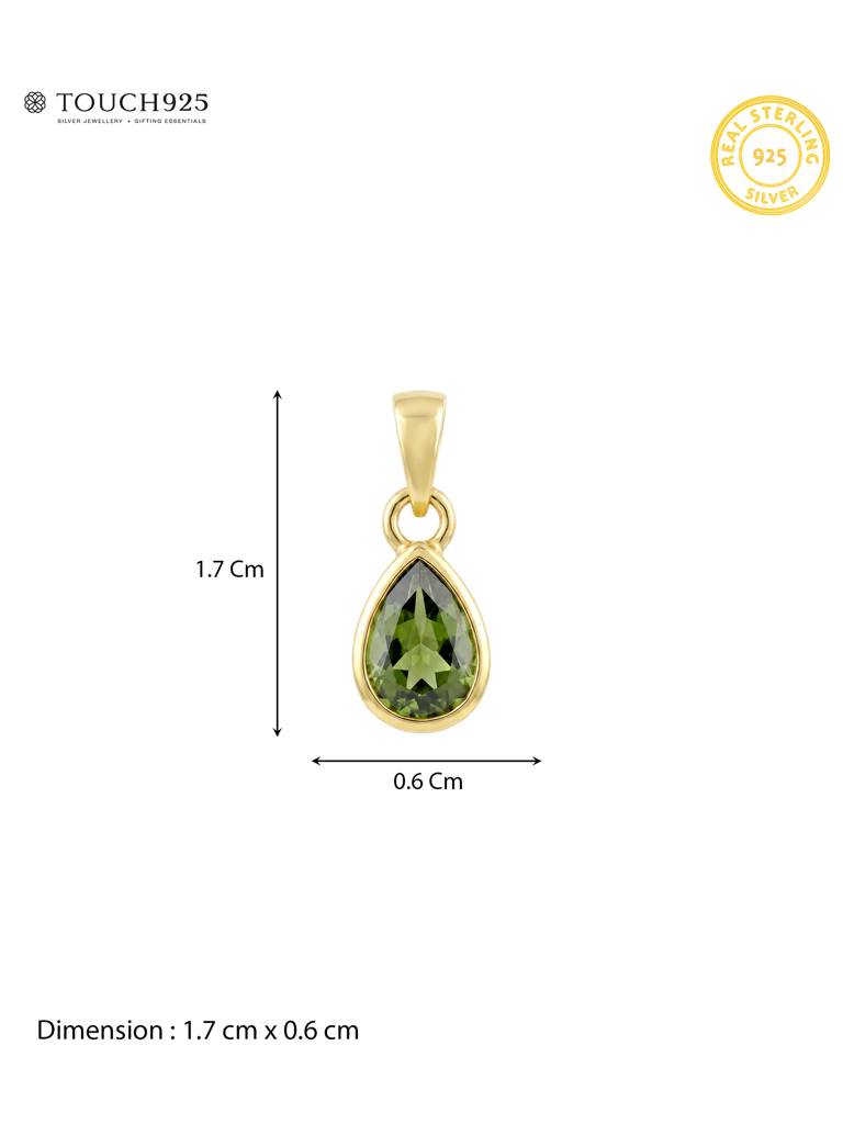 August Birthstone Pendant : GBSPD194