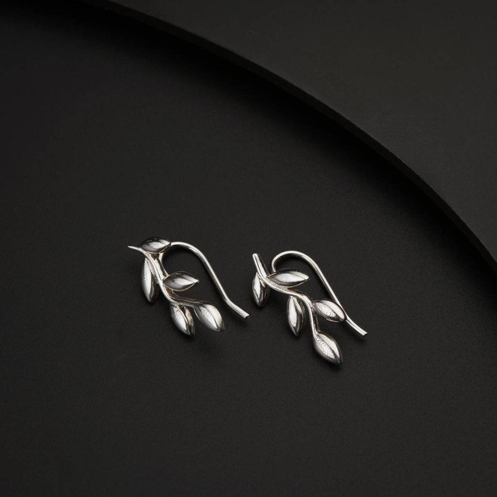 Silver Leaf Earcuffs : 80432023