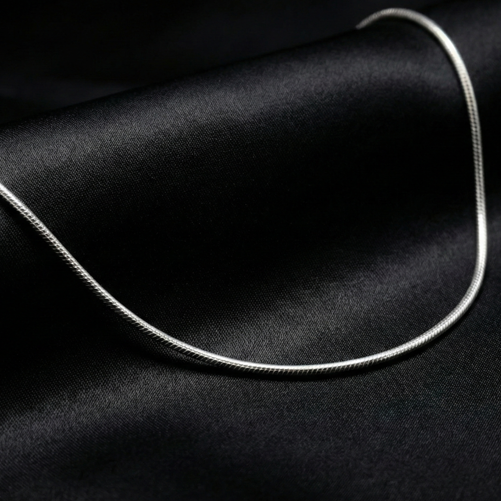 925 Silver Verite Mirror-Finish Chain : CHN-140013