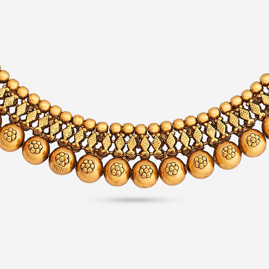 Gold - Plated Bridesmaid Antique Necklace - 448731 : 448731