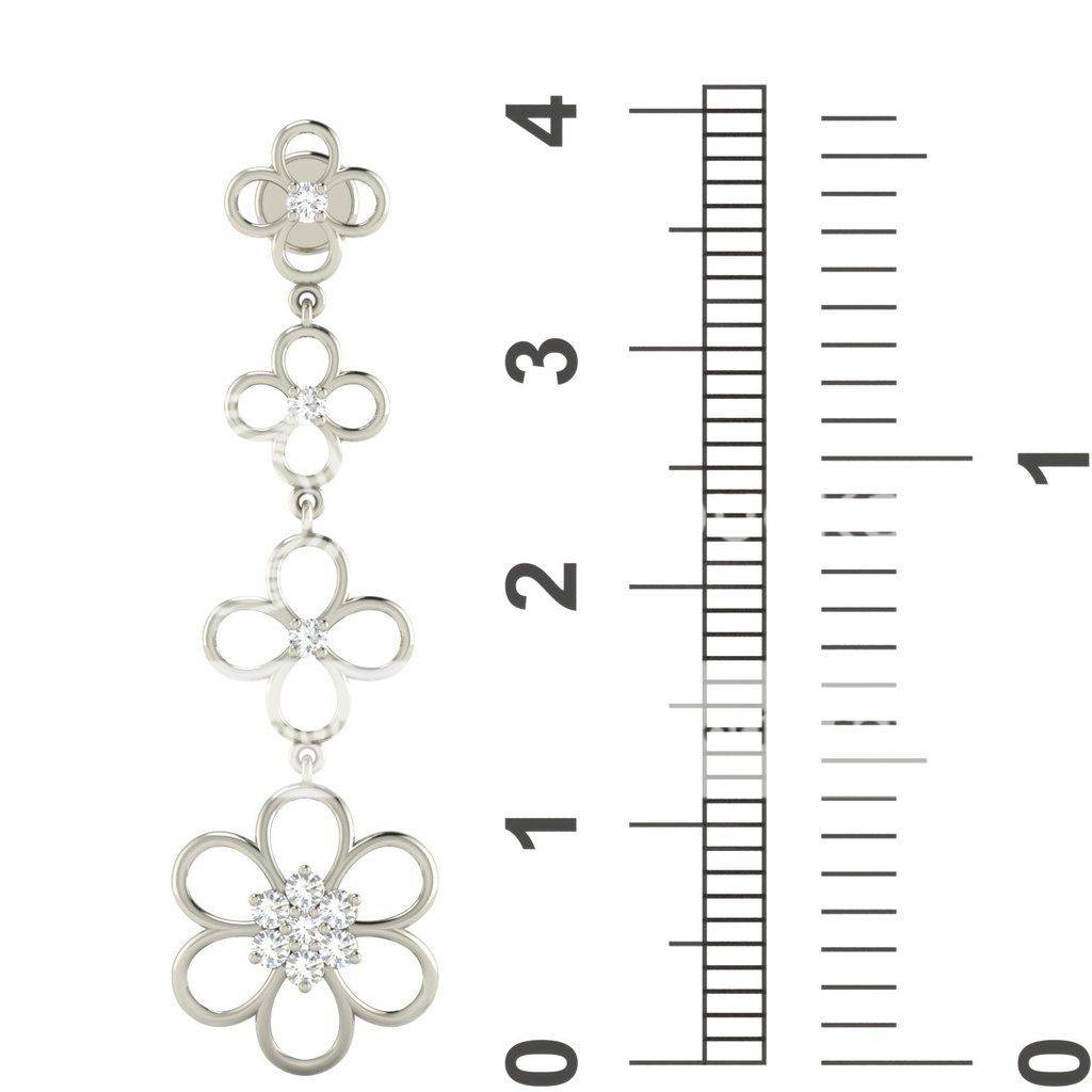 Avsar 9K Bis Hallmarked | Earring For Women/Girls | Ave13 : AVE13WC