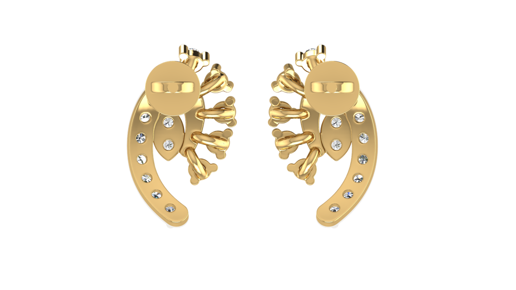 Avsar 9K Bis Hallmarked | Earring For Women/Girls | Ave990 : AVE990YC