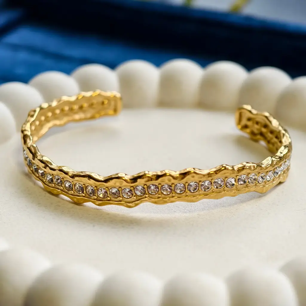 Sera Serpent Wave Cuff : PST088